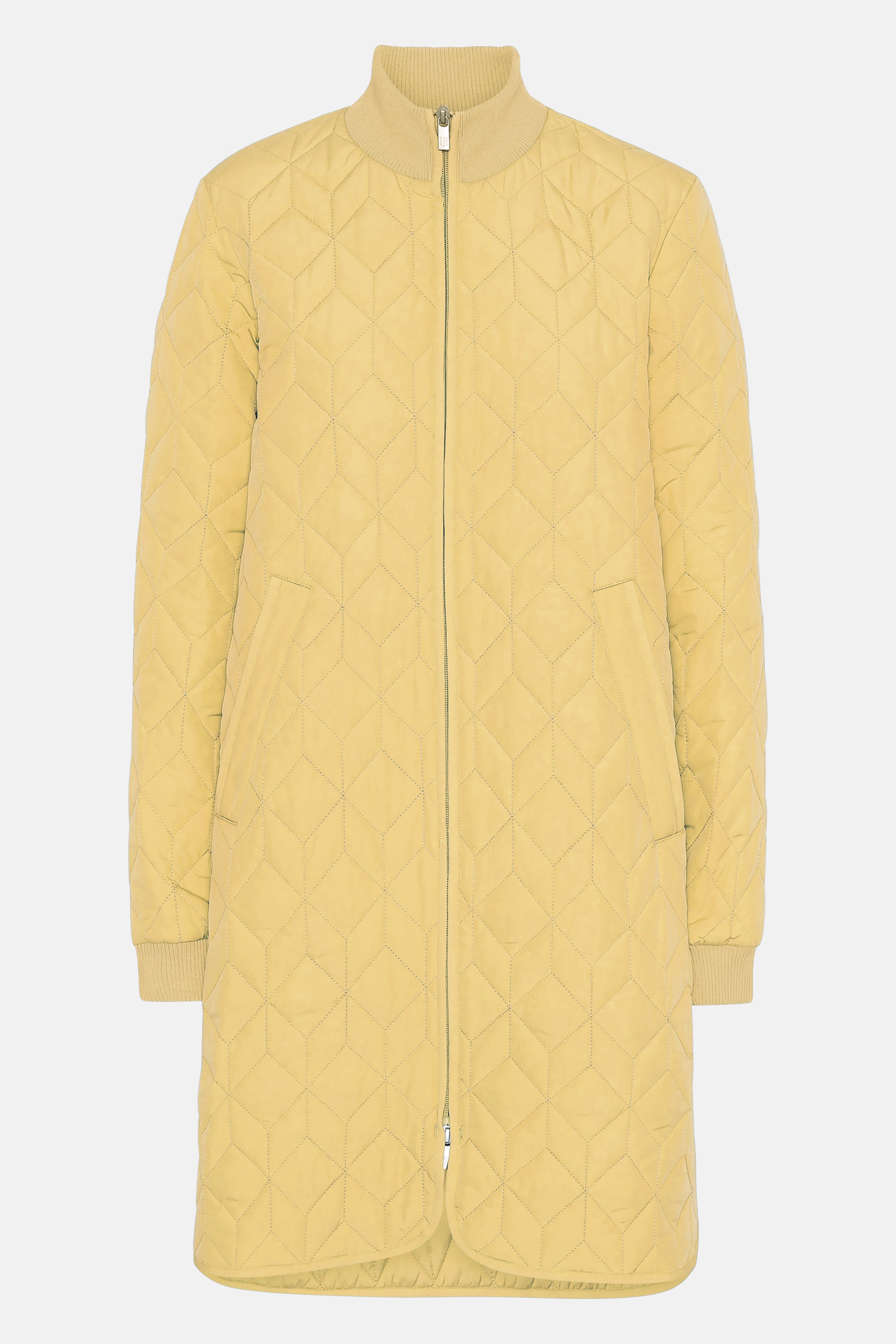 Langer Steppmantel - Marigold